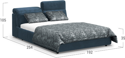 Кровать двуспальная MOON 1107