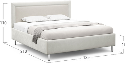 Кровать двуспальная MOON FAMILY 1228 180х200