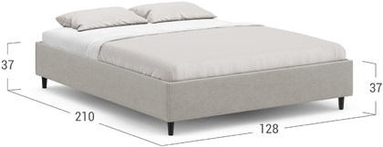 Кровать двуспальная 120х200 MOON FAMILY 1260